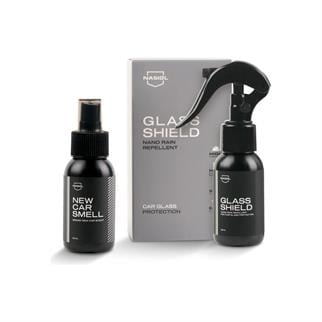 NASIOLNasiol Glasshield Nano Yağmur Kaydırıcı ve New Car Smell Araç Kokusu 2'li Set-Avantajlı PaketNS-GLNS2-SET
