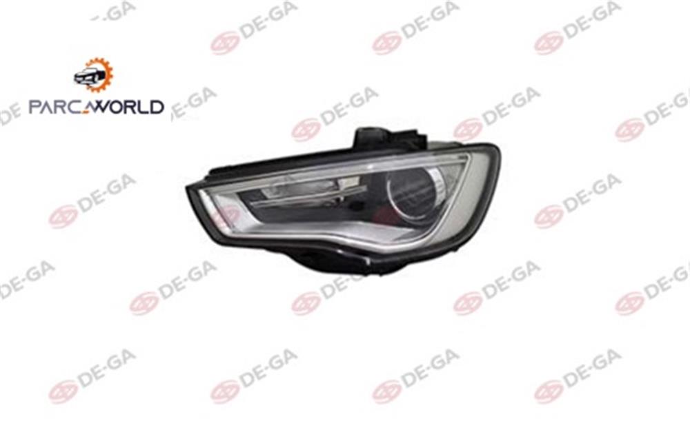 Audı A3 Ön Far Elektrik Motorlu Krom Ledlı Xentıp Sol 2013-2016
