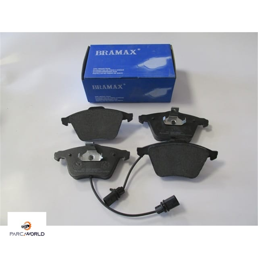 AUDI A4- 2002-2005- ÖN FREN BALATASI 2,0TFSI/2,7TDI(2KABLOLUDİSK)(155.2x72.7x19.3/15;6.4x73x19.3