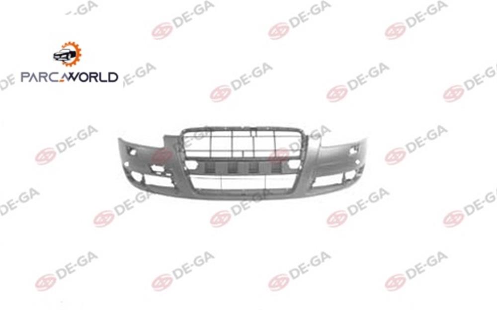 Audı A6 Ön Tampon Far Yıksensör Delikli Astarlı 2004