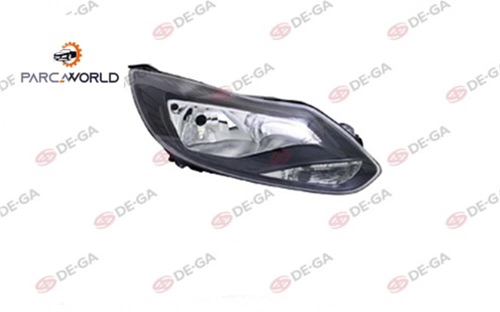 Ford Focus Ön Far Elektrik Motorlu Sıyah Sağ 2011