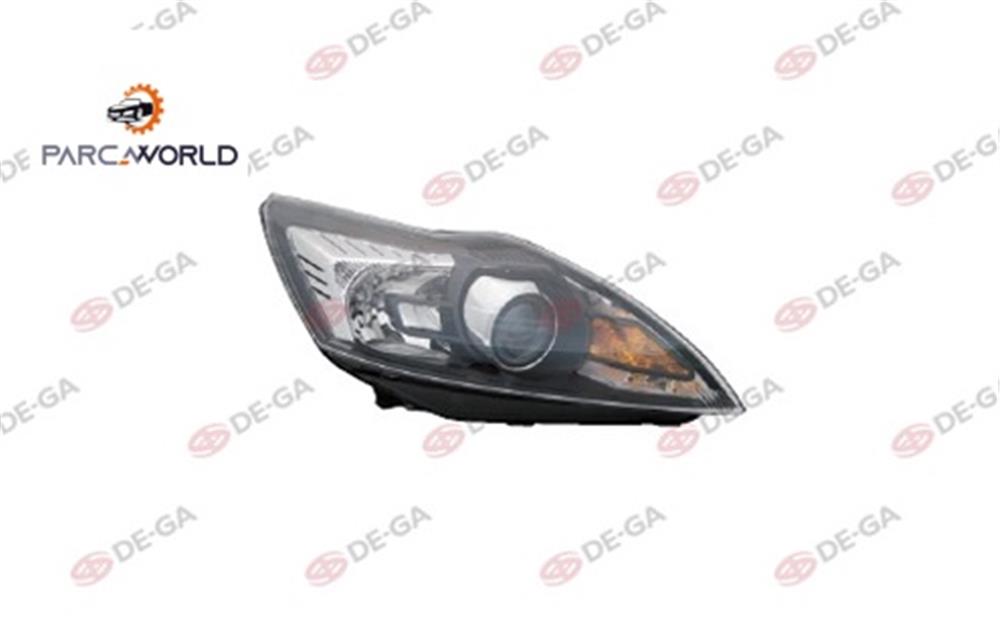 Ford Focus Ön Far Elmotmerceklı Sıyah Sağ 2008-2010