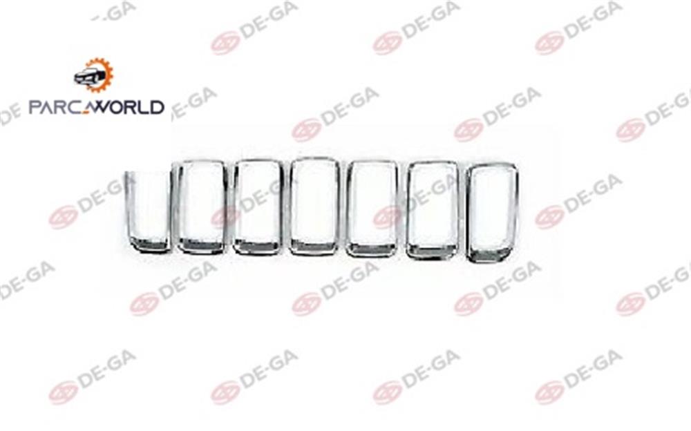 Jeep Compass Ön Panjur Kuşağı Krom Set 2017-2019