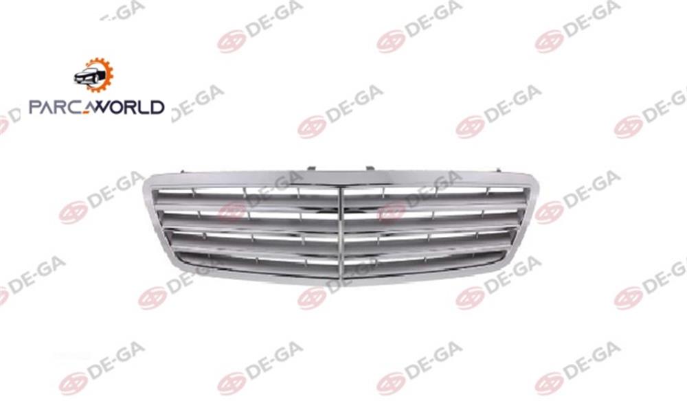 Mercedes W203 Ön Panjur Krom 7 Kşklı Grı 2005-2007