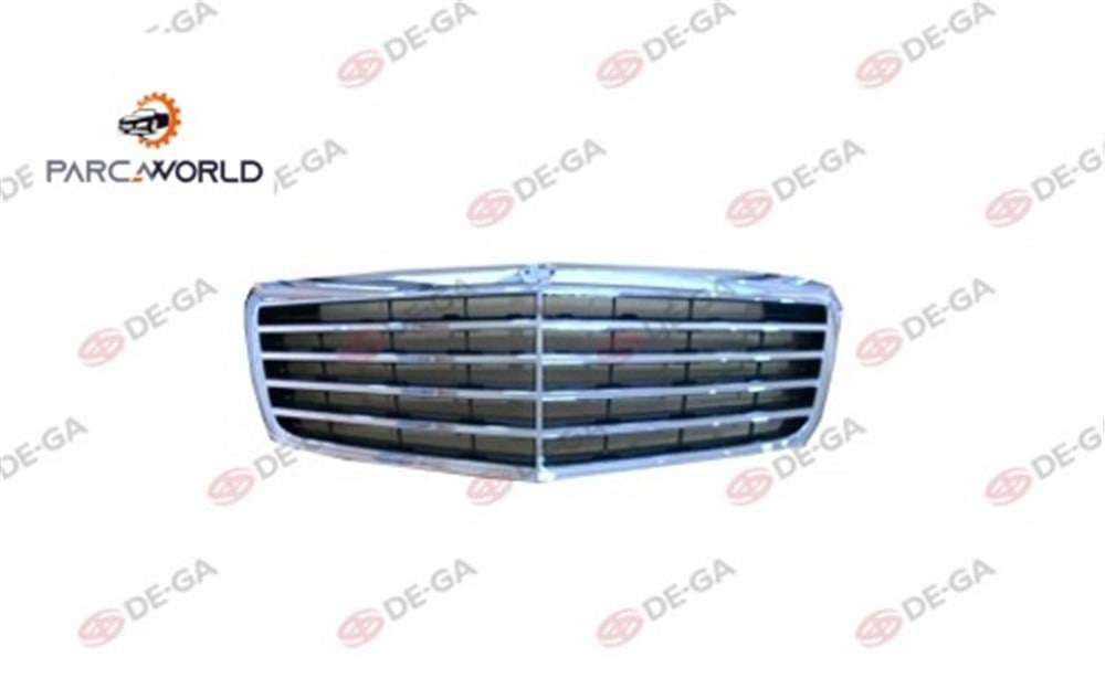 Mercedes W211 Ön Panjur Krom Sıyah 9 Kşklı 2007