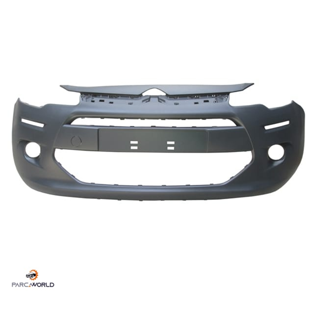 OEM NO 1609965980 UYUMLU CITROEN C3 14/16 ÖN TAMPON SİYAH (ASTARLI SİS/PANJUR DELİKLİ)