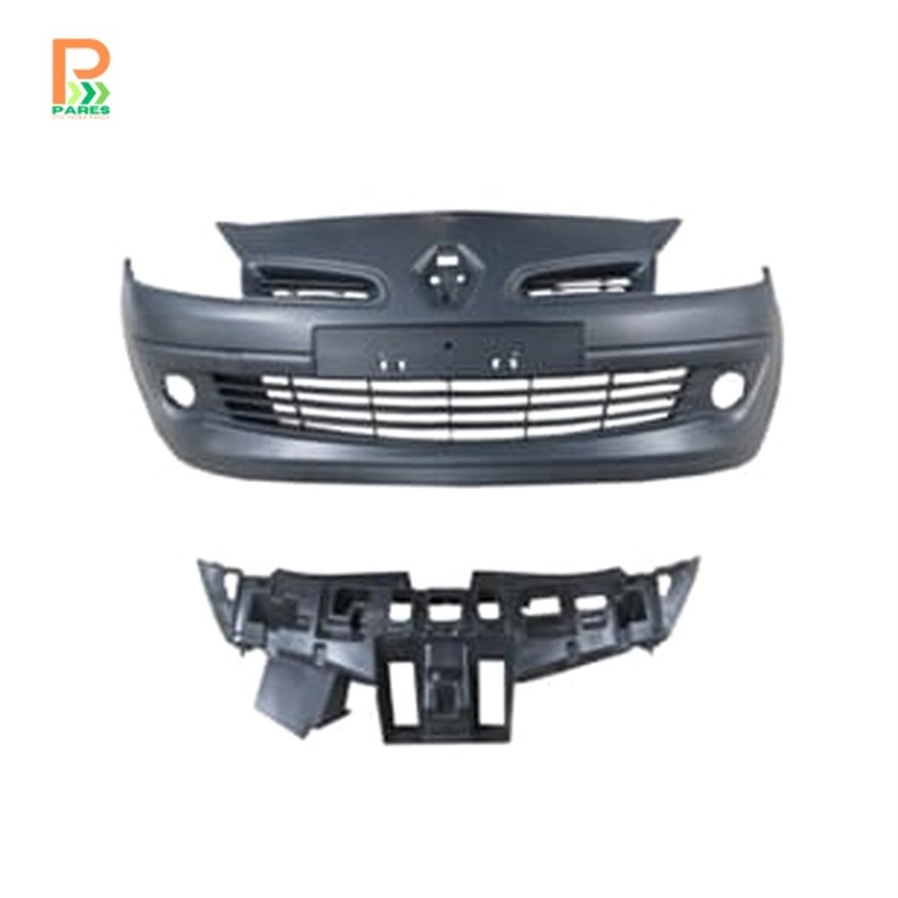 OEM NO 7701208681 UYUMLU RENAULT CLIO 3 HB 06/09 ÖN TAMPON SİYAH (SİS DELİKLİ KENDİNDEN BANTLI (PANJUR İÇ BRAKETLİ)