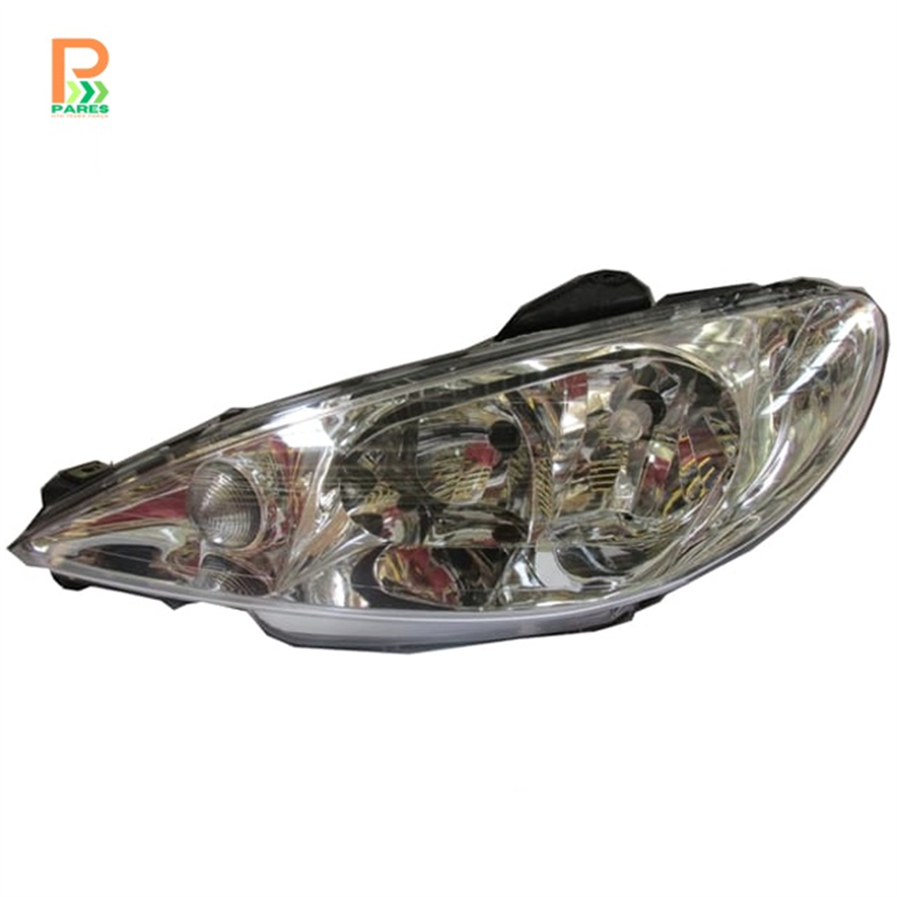 PEUGEOT 206- HB- 2002-2009- FAR LAMBASI SOL TARAF ELEKTRİKLİ/MOTORSUZ (ŞEFFAF CAMLI) H7/H7 (AYFAR)