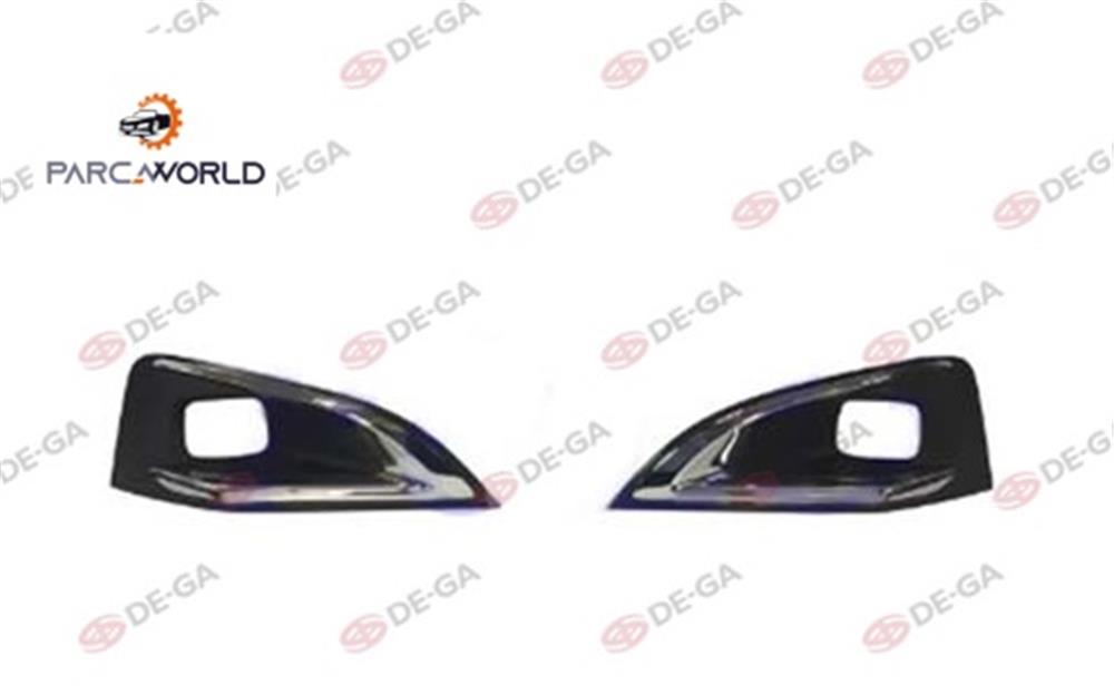 Peugeot 3008 Ön Tampon Panjuru Kromlu Delıklı Üst Set 2016