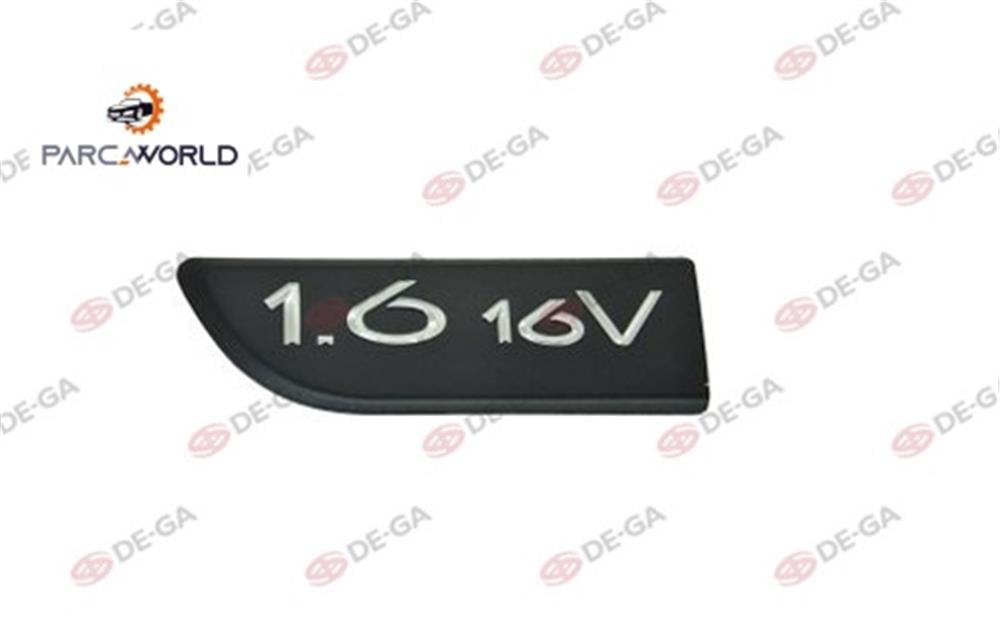 Renault Megane Kapı Çıta Yazısı 16 16v Sıy Sol 2003