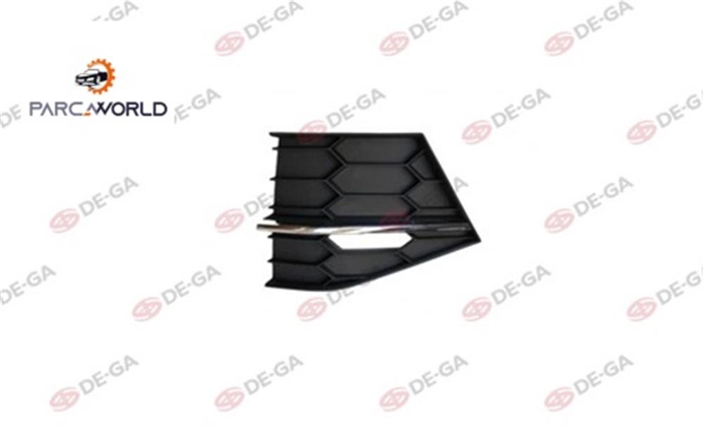 Skoda Superb Ön Tampon Panjuru Krom Kuşaklı Sol 2015