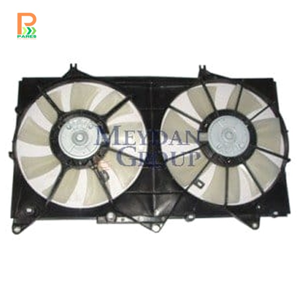 TOYOTA CAMRY- 2001-2004- RADYATÖR VE KLİMA FAN DAVLUMBAZI ÇİFTLİ KOMPLE (9+7 KANAT)