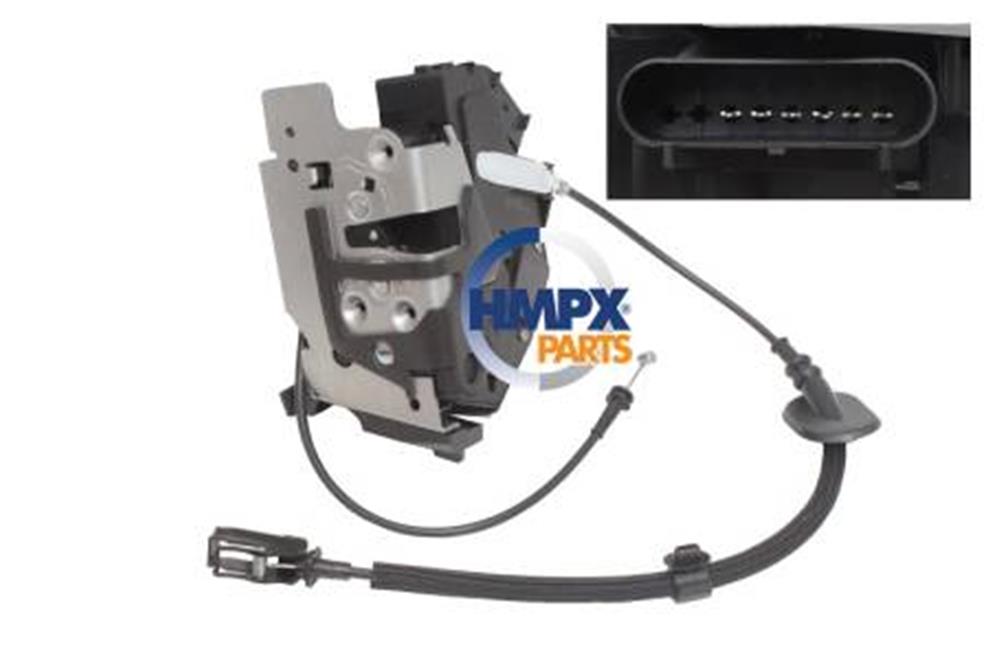 TRANSIT CUSTOM V 362 12- KAPI KİLİDİ ÖN SAĞ ELEKTRİKLİ KAPLAMALI 6 FİŞLİ 2087819-2381692