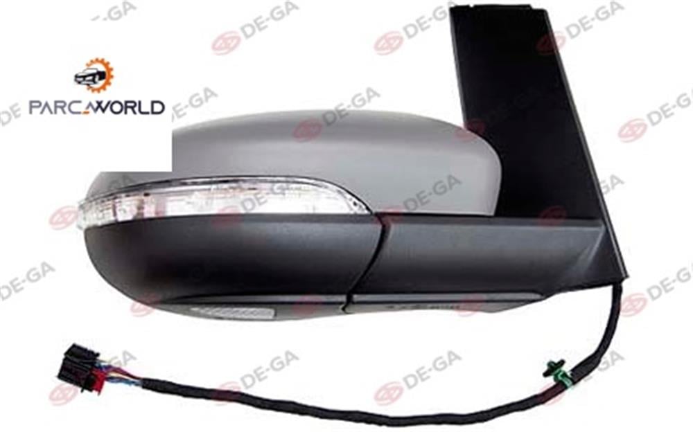 Volkswagen Golf Vı 0812 Dikiz Ayna Elk Isıtmalı Sın Ekat Astarlı 10p Sol