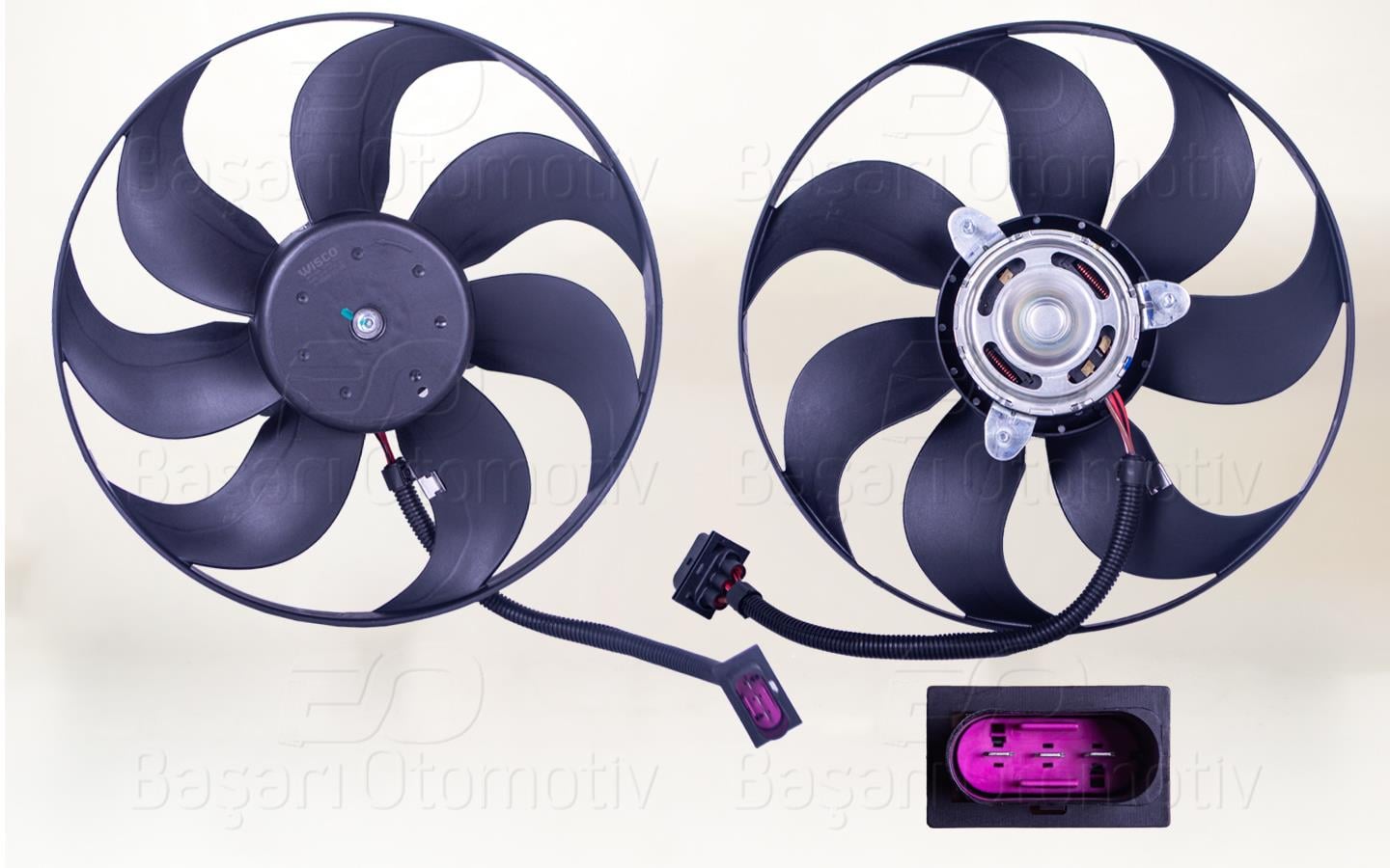 VW POLO FABIA IBIZA CORDOBA02- FAN MOTORU DAVLUMBAZSIZ (350 MM-3 FIS-7 KANAT) 6X0959455C
