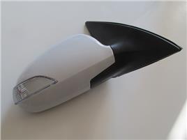 HYUNDAI I30- 2007-2012- KAPI AYNASI SAĞ TARAF ELEKTRİKLİ/SİNYALLİ/BEYAZ KAPAKLI(SİNYALİ KISA TİP)(5FİŞLİ)(