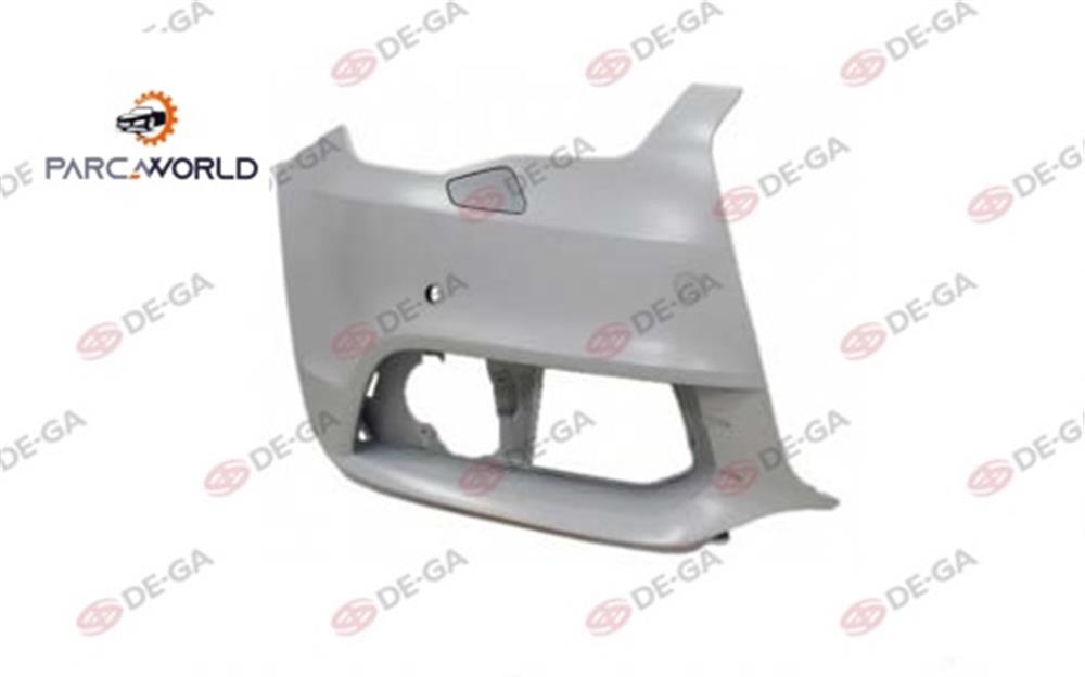 Audı A1 Ön Tampon Far Yıksensör Delikli Astarlı Sağ 2010