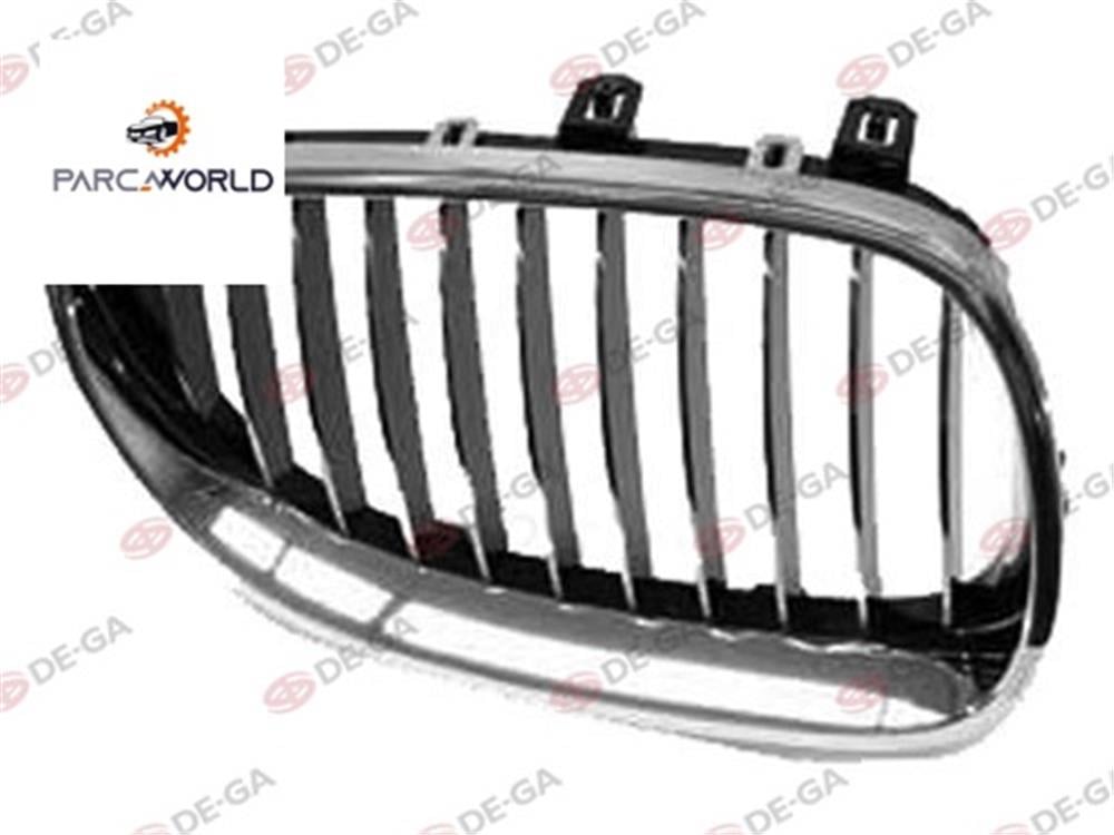 Bmw 5 E60 Ön Panjur Komple Krom Sıyah Sağ 2003