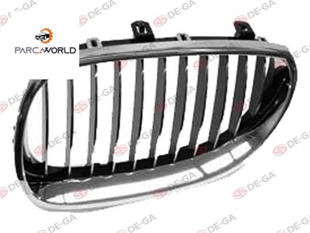 Bmw 5 E60 Ön Panjur Komple Krom Sıyah Sol 2003