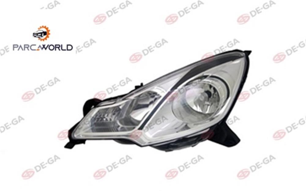 Cıtroen Ds3 Ön Far Elektrik Motorlu Sıyah Hb Sol 2009