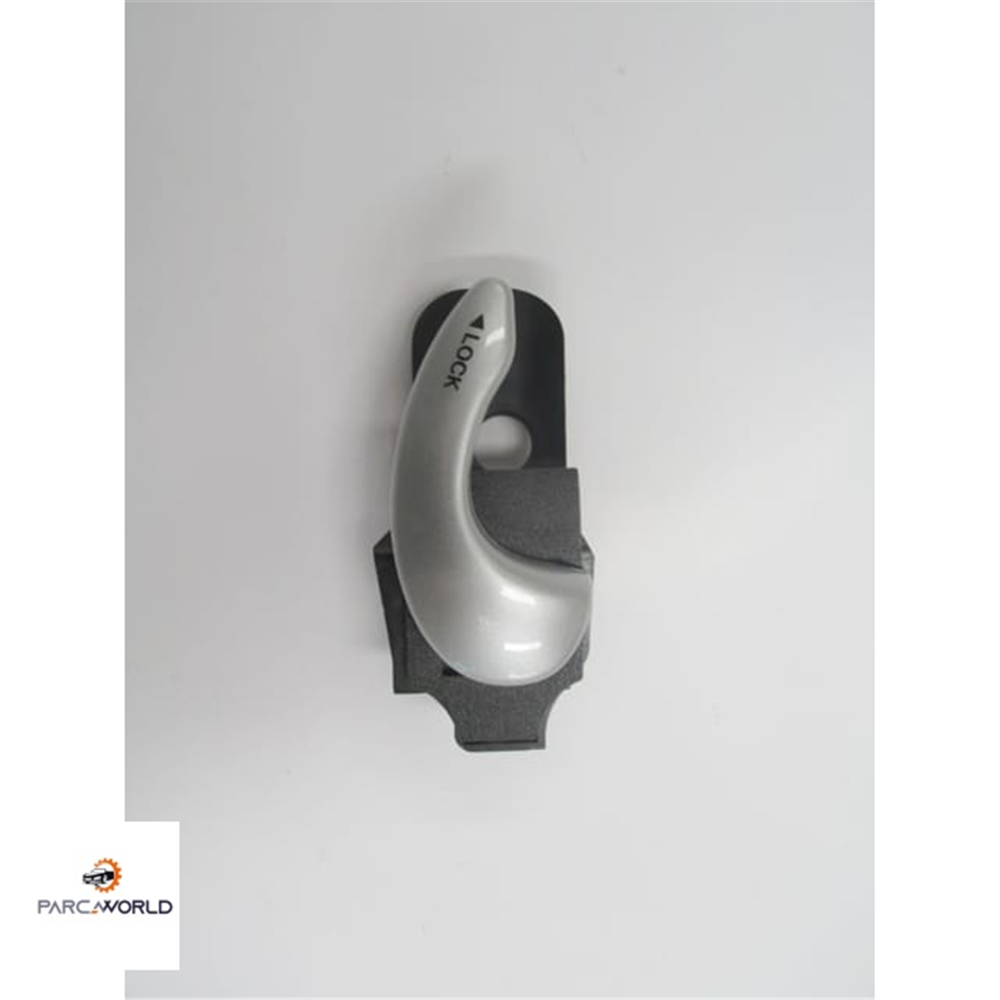 FIAT DOBLO- 2001-2005- ÖN KAPI İÇ AÇMA KOLU SAĞ TARAF GÜMÜŞ 