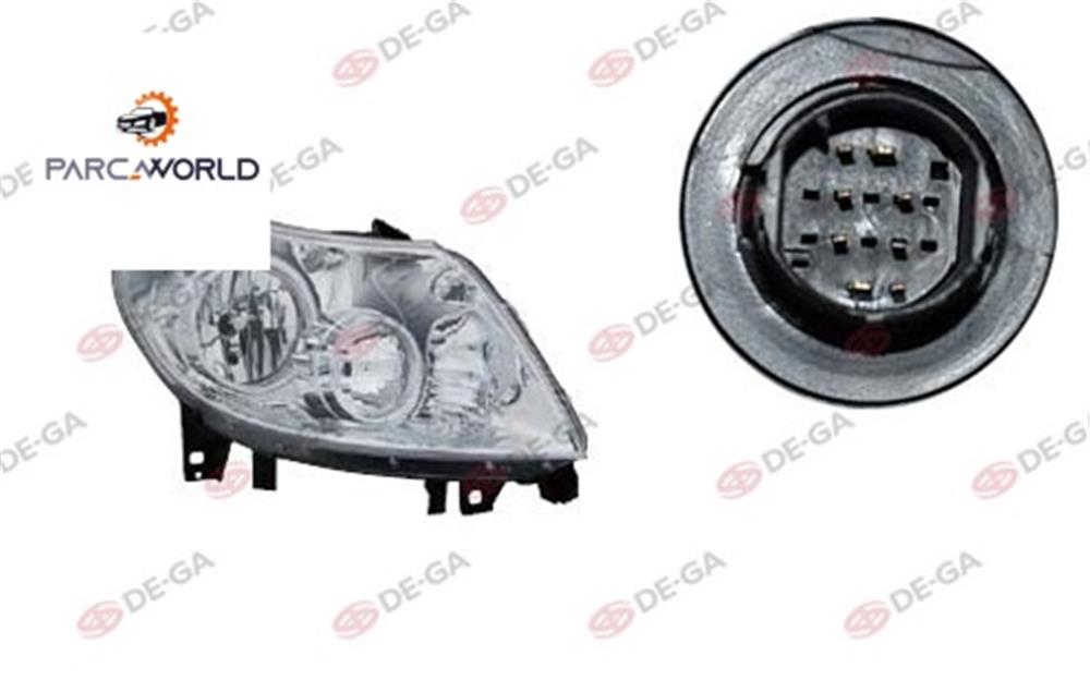 Fıat Ducato Ön Far Elmot8 Fışlı Sağ 2007-2011