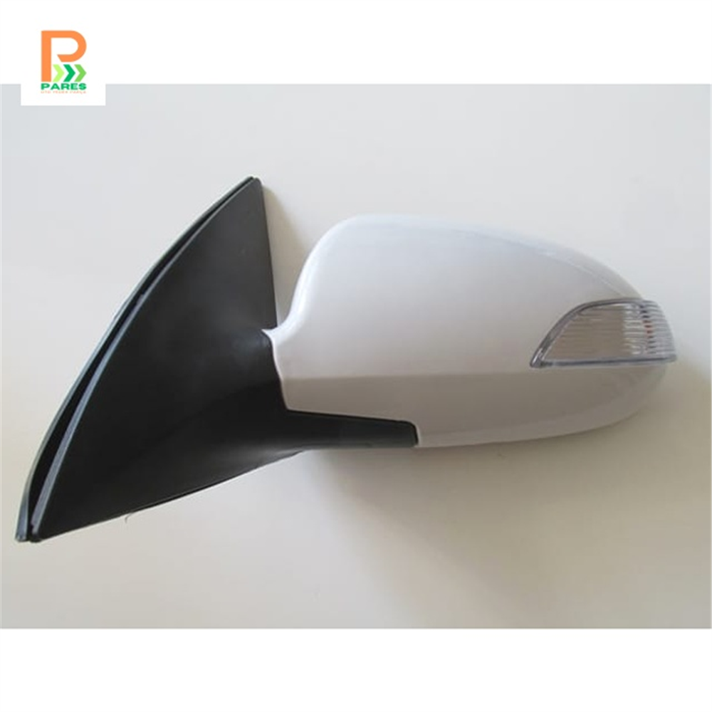 HYUNDAI I30- 2007-2012- KAPI AYNASI SOL TARAF ELEKTRİKLİ/SİNYALLİ/BEYAZ KAPAKLI(SİNYALİ KISA TİP)(5FİŞLİ)(