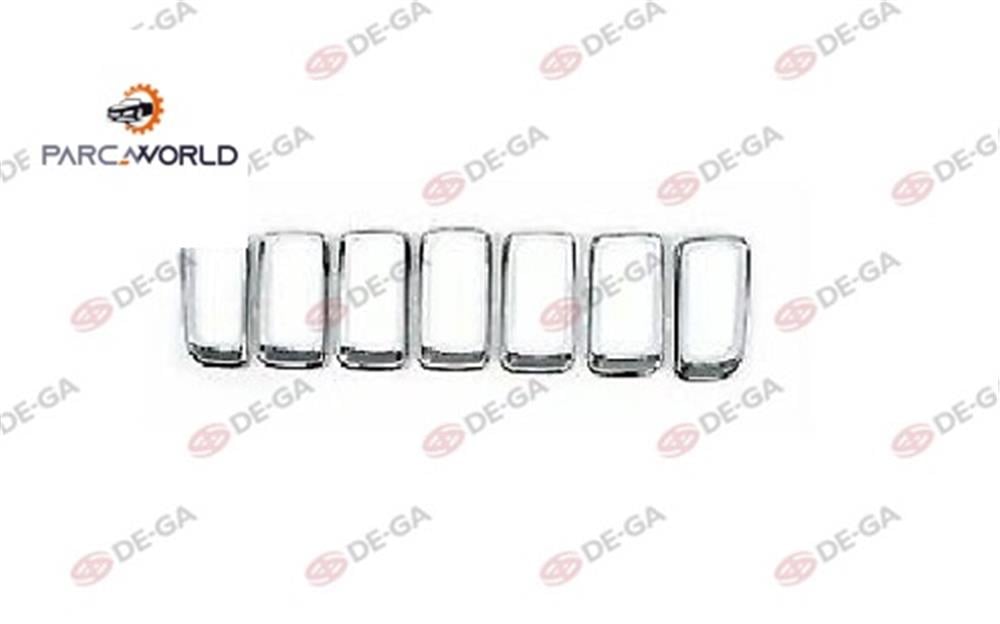 Jeep Compass Ön Panjur Kuşağı Krom Set 2017-2019