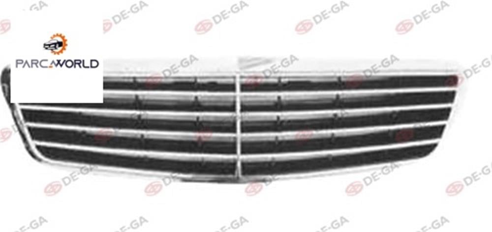 Mercedes W220 Ön Panjur Krom Sıyah Astarlı 1998-2001