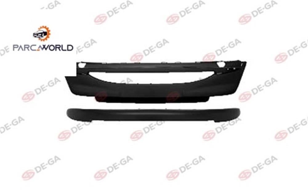 Peugeot 206 Ön Tampon Spoılerkuşaklı 9806 Tüv