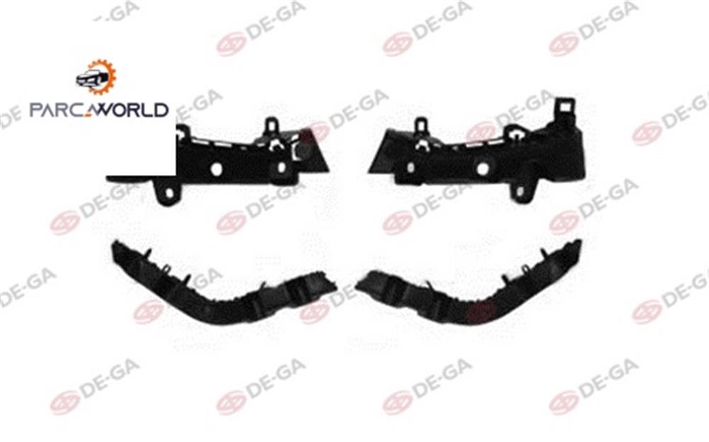 Peugeot 301 Arka Tampon Braketı Set 4 Parça 2011