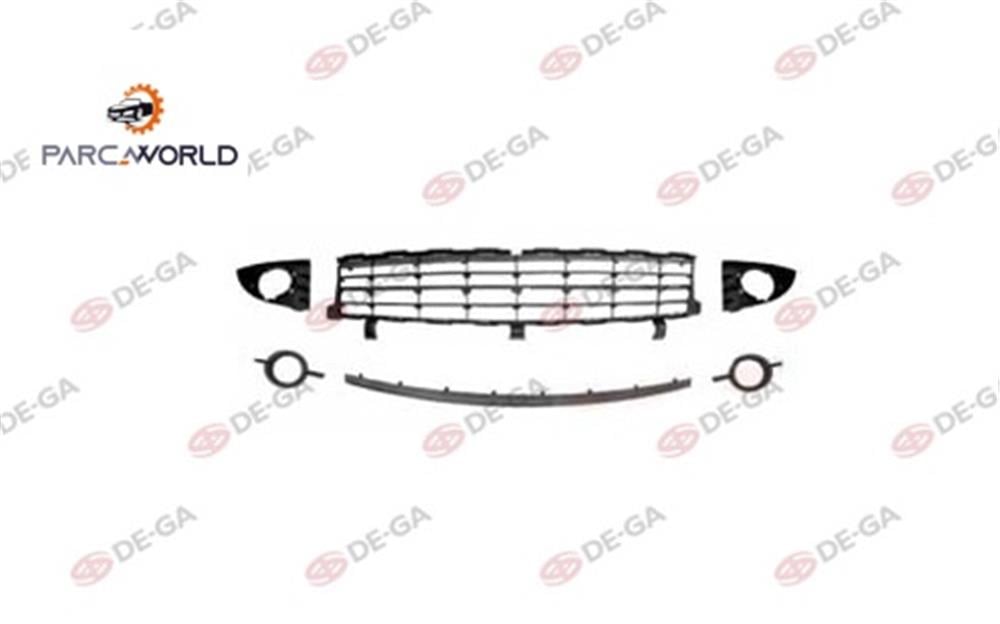 Renault Scenıc Ön Tampon Panjuru Sıyah Set 2006-2009