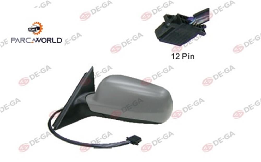 Skoda Superb Dış Ayna Elektrikli Isıtmalı Astarlı Sol 2001-2006