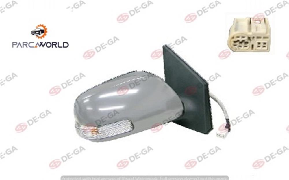 Toyota Corolla Dış Ayna Elsınkatlanır Astarlı Sağ 2008