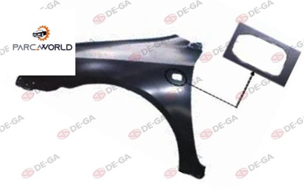 Toyota Corolla Ön Çamurluk Delıklı Sdn Sol 2002-2006