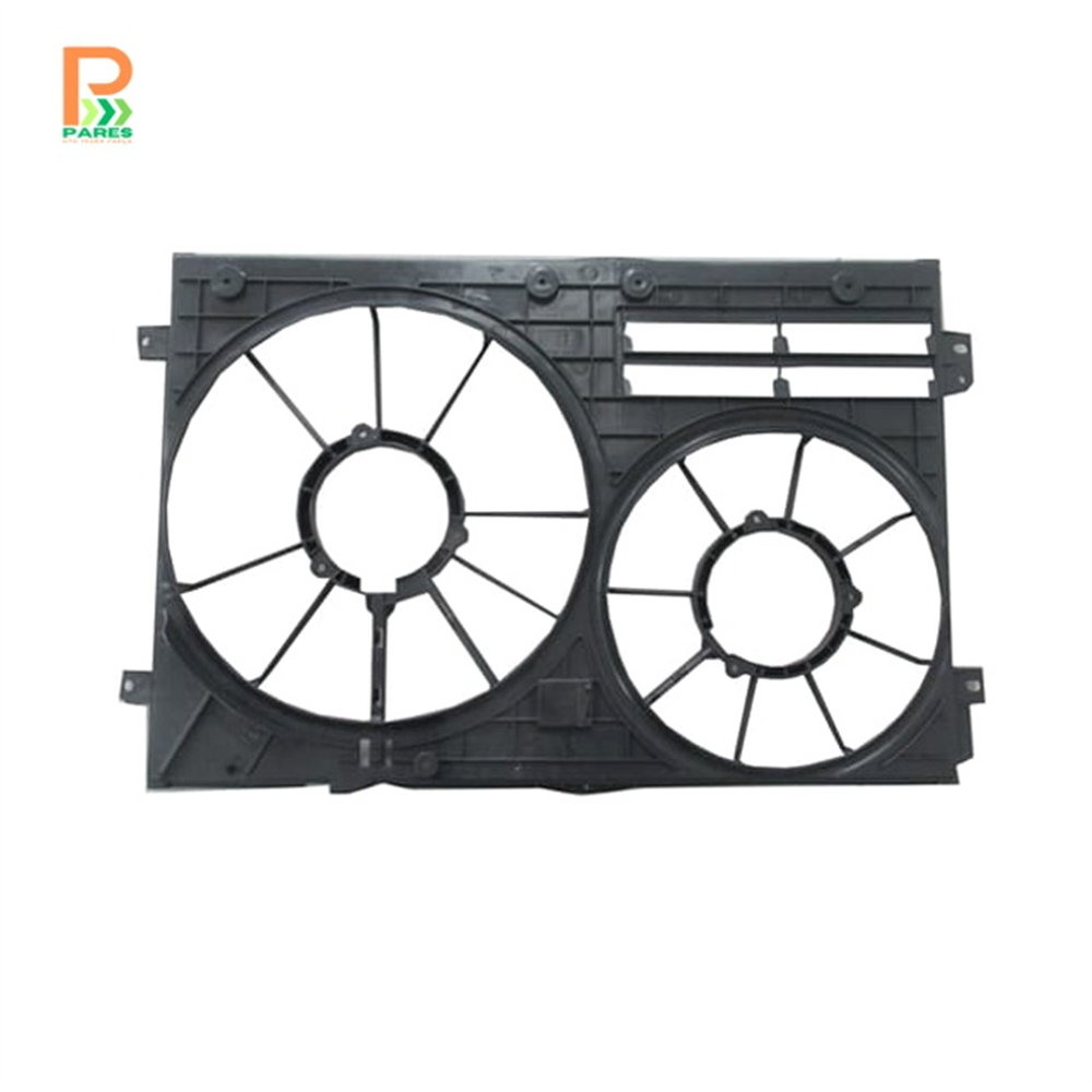 VOLKSWAGEN JETTA- 5- 06/10; RADYATÖR VE KLİMA FAN DAVLUMBAZI BOŞ GÖVDE (ÇİFTLİ) (300W 363MM)
