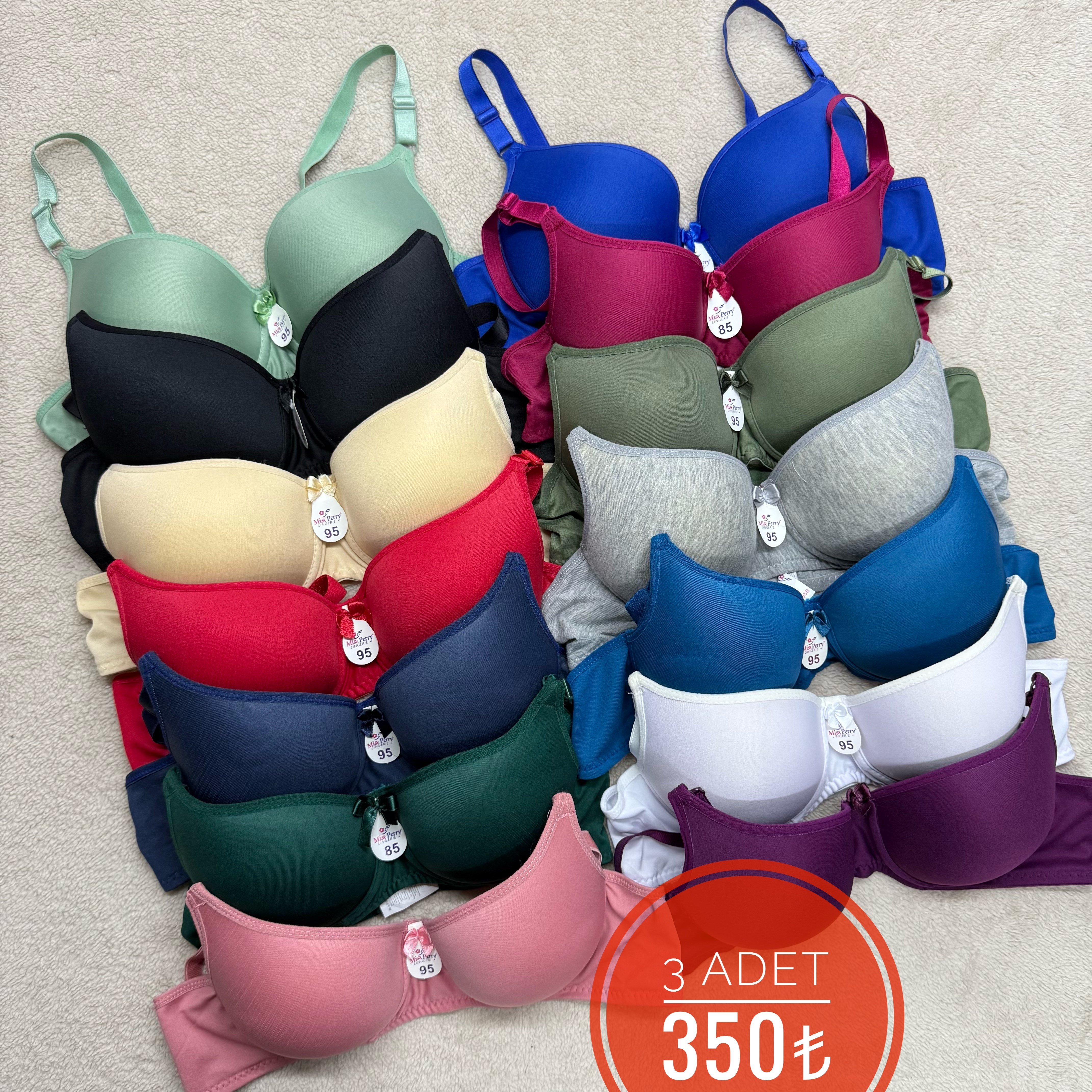 3 lü Dolgulu Sütyen Seti