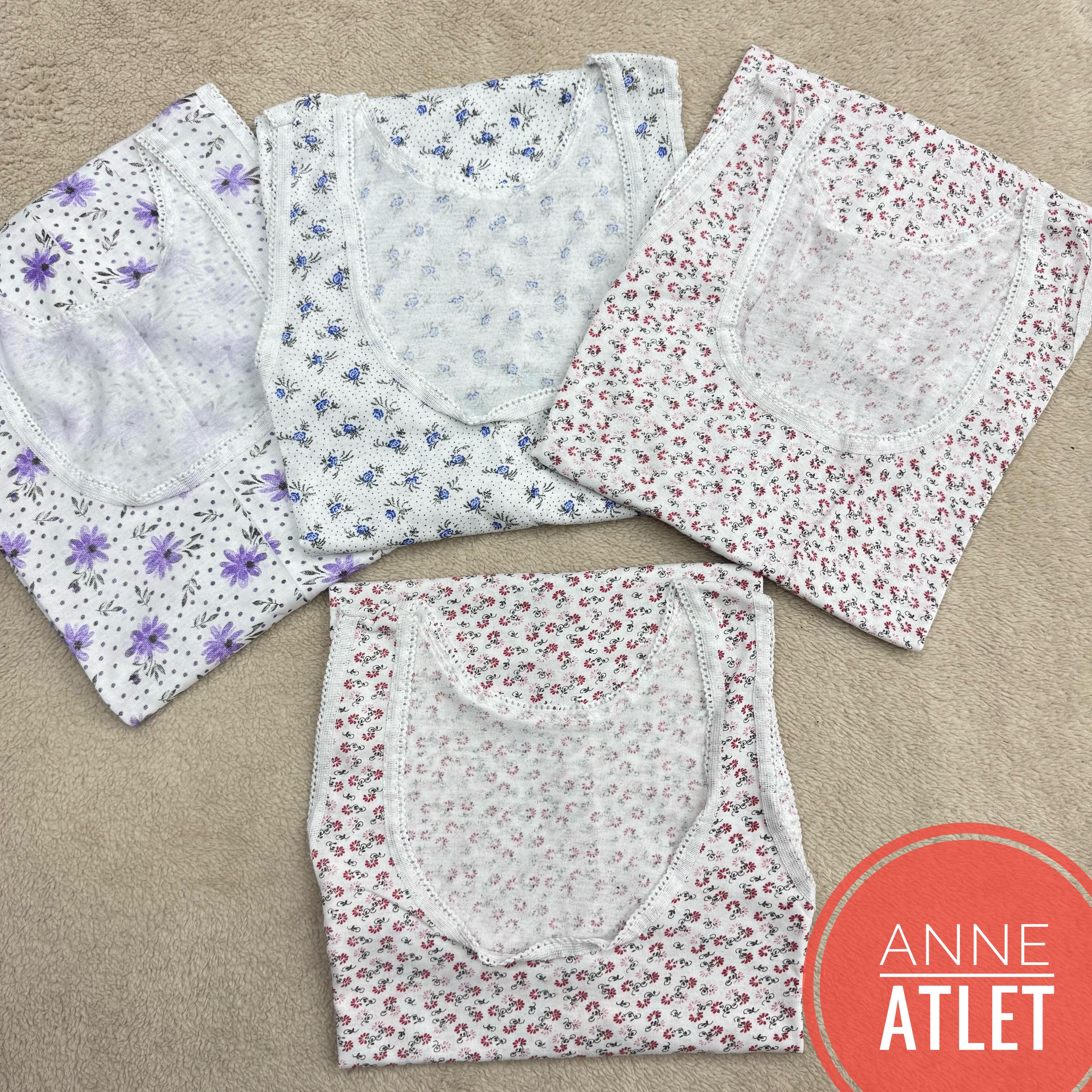 6 Lı Kevser Yıldız Bayan Anne  Atlet-Karışık renk