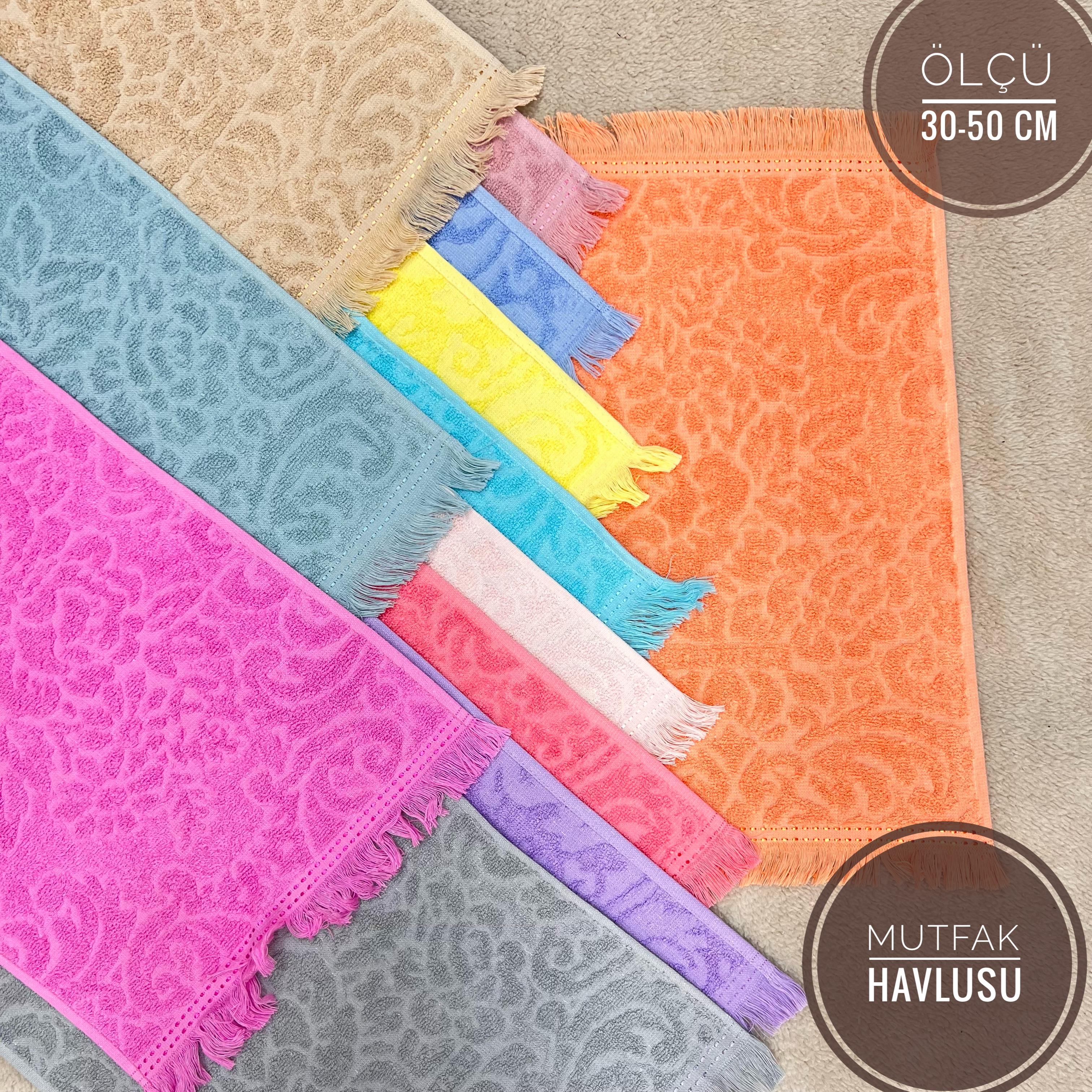 6 Lı Mutfak Havlu-Karışık Renk