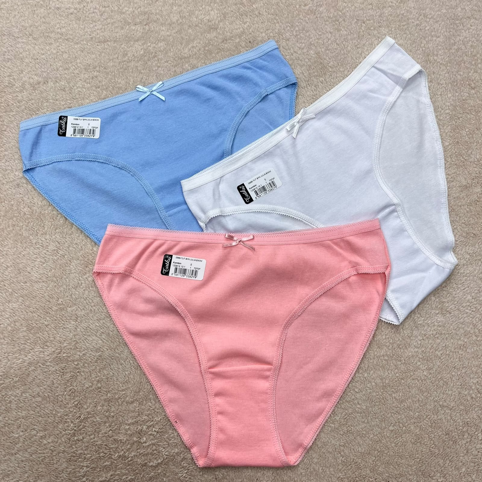 6 Lı Tutku Bayan JULIA Bikini Külot-Karışık renk