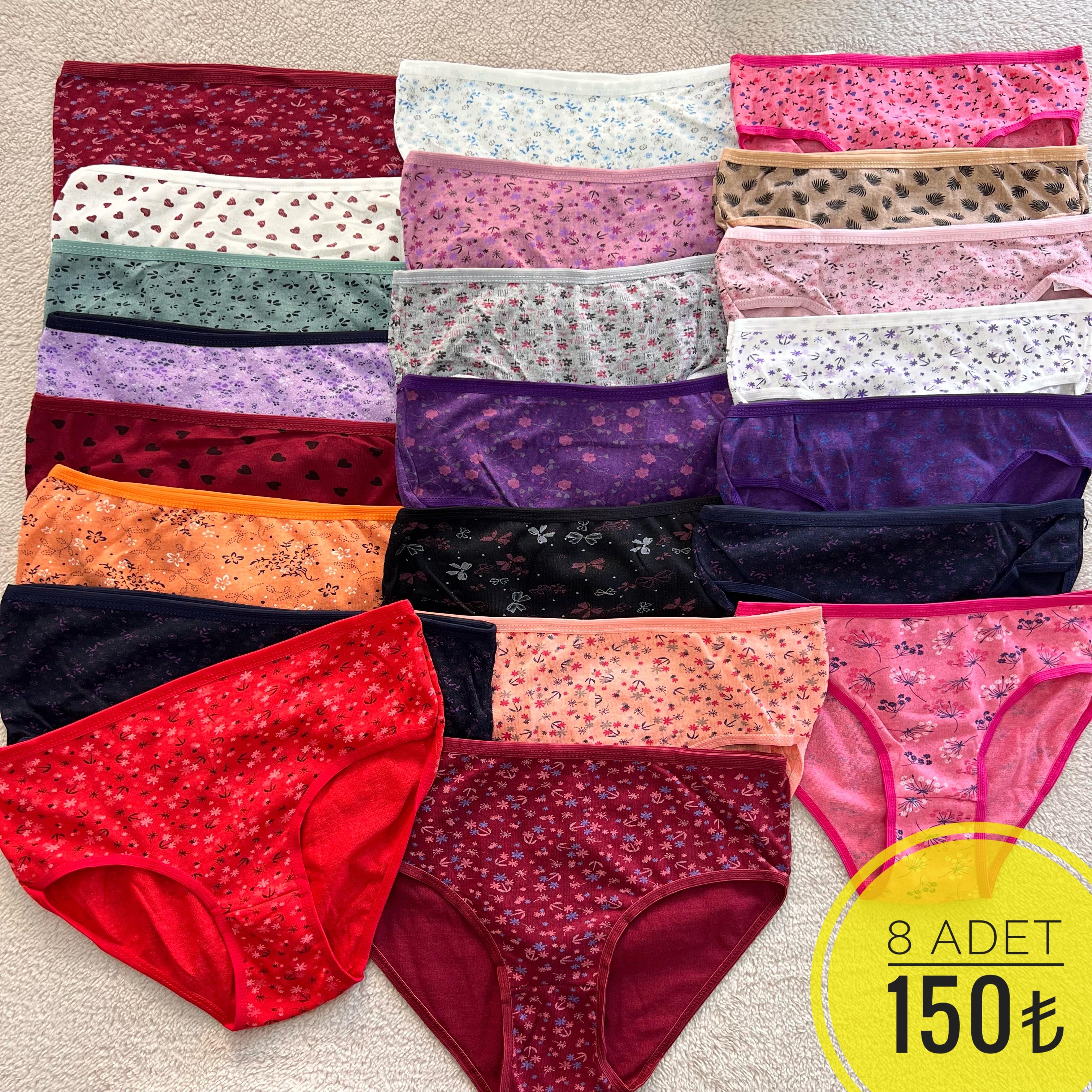 8 li MTY Bayan Külot-Karışık Renk