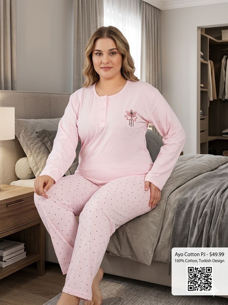 Battal Sude Bayan Pijama Takım-601-591