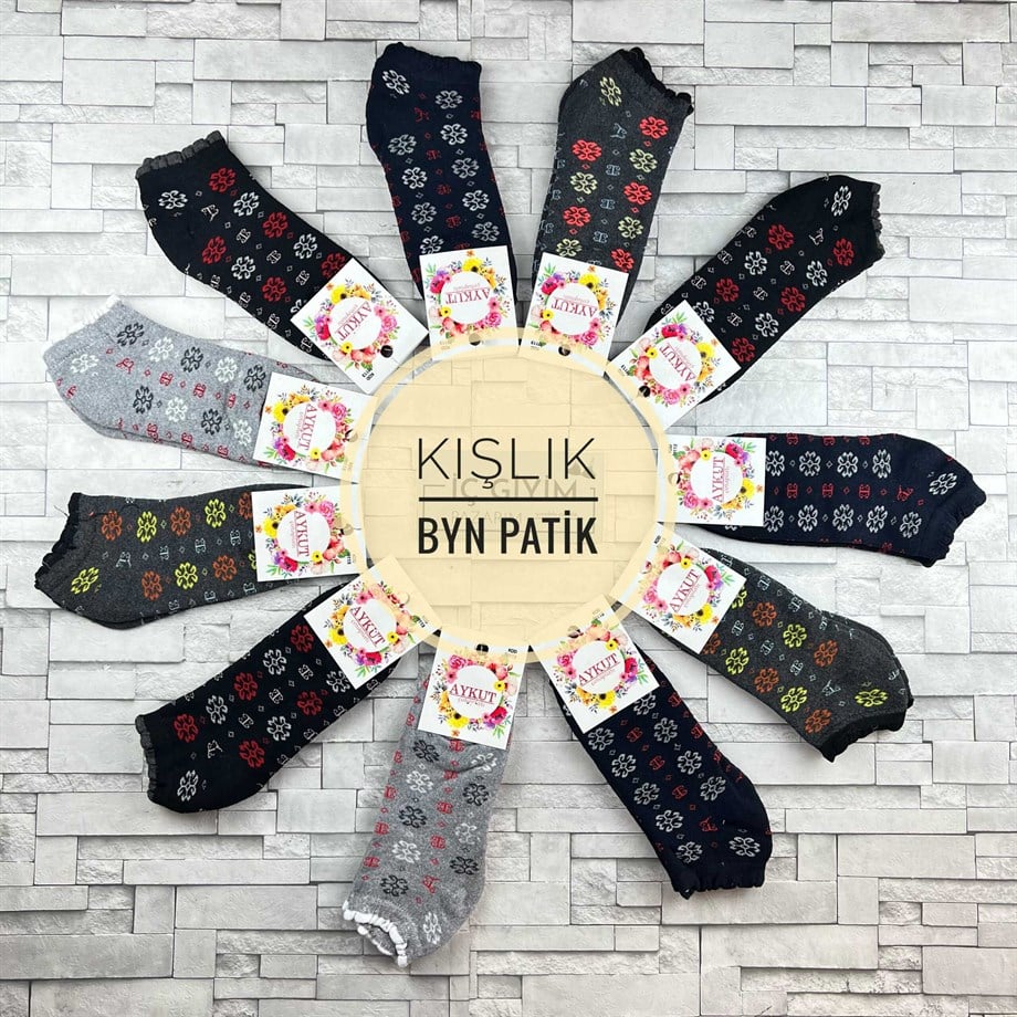 Bayan Kışlık Patik Çorap