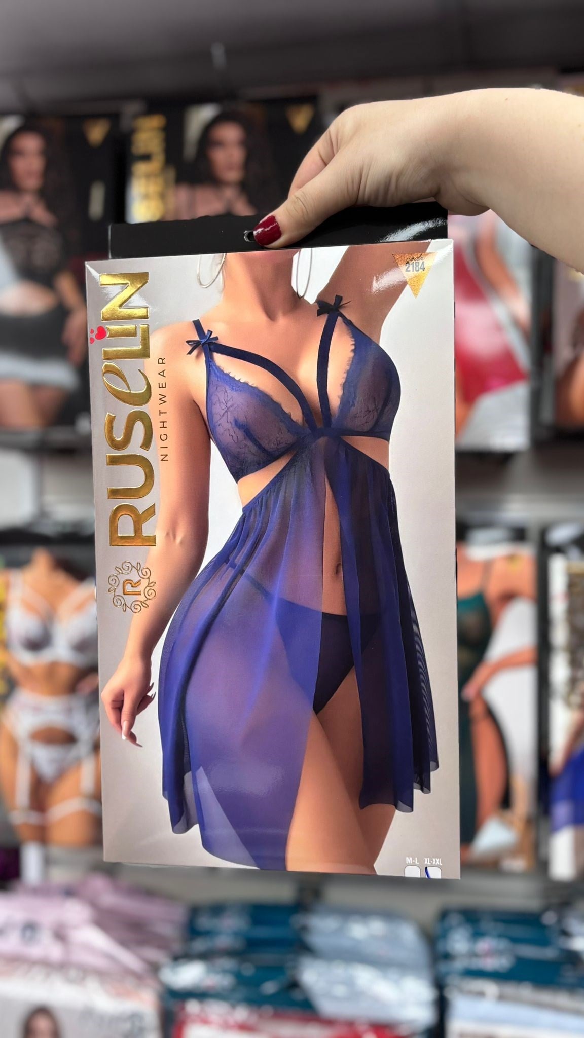 Ruselin Fantezi Gecelik-2184 laci