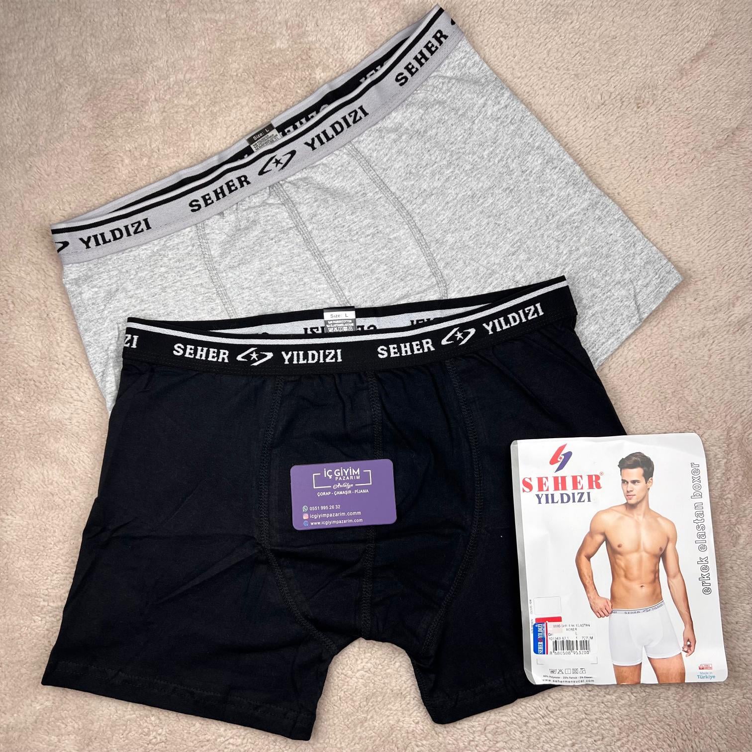 Seher Yıldız Erkek Lycra Boxer