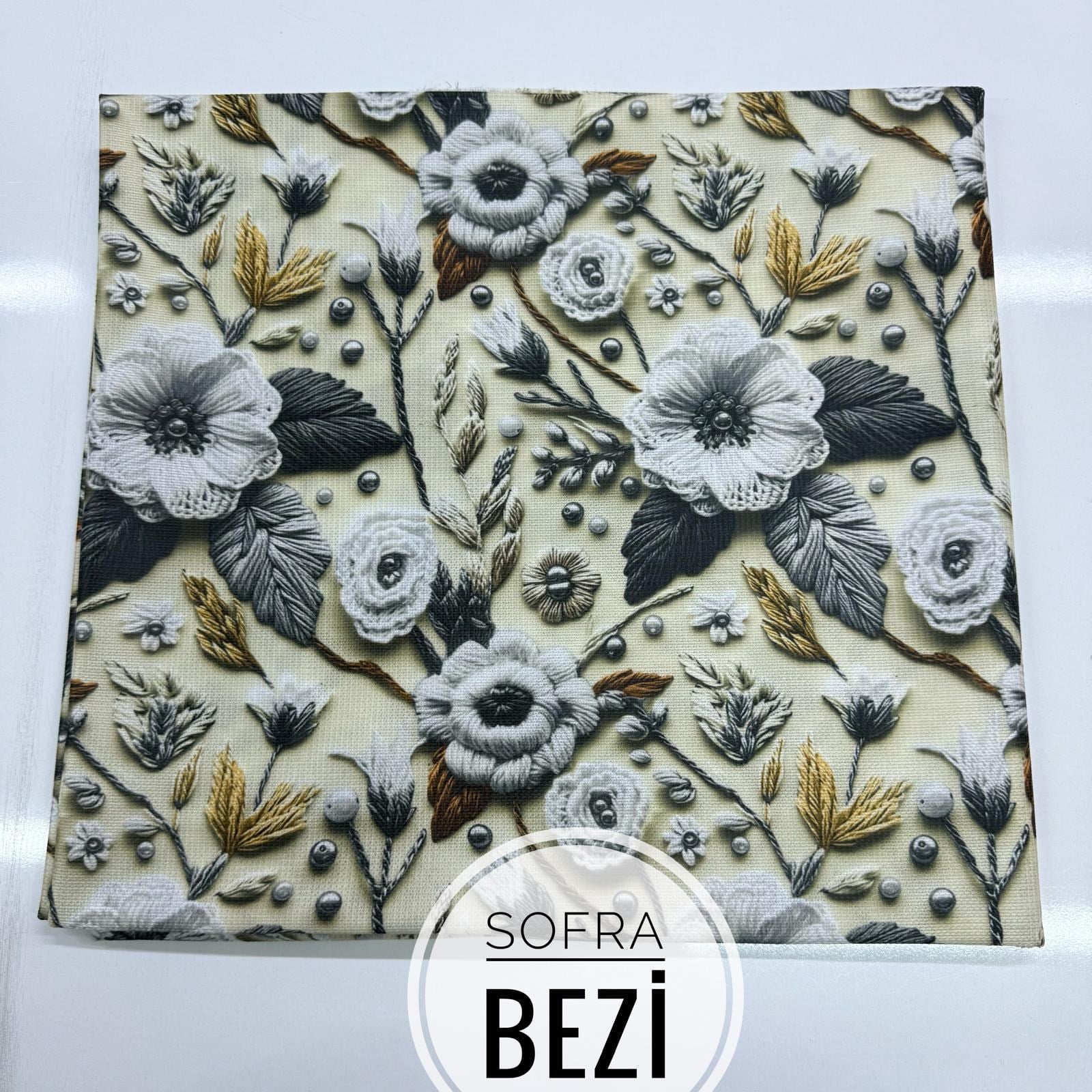 Sofra Bezi-3D Gül Desen-Karışık renk
