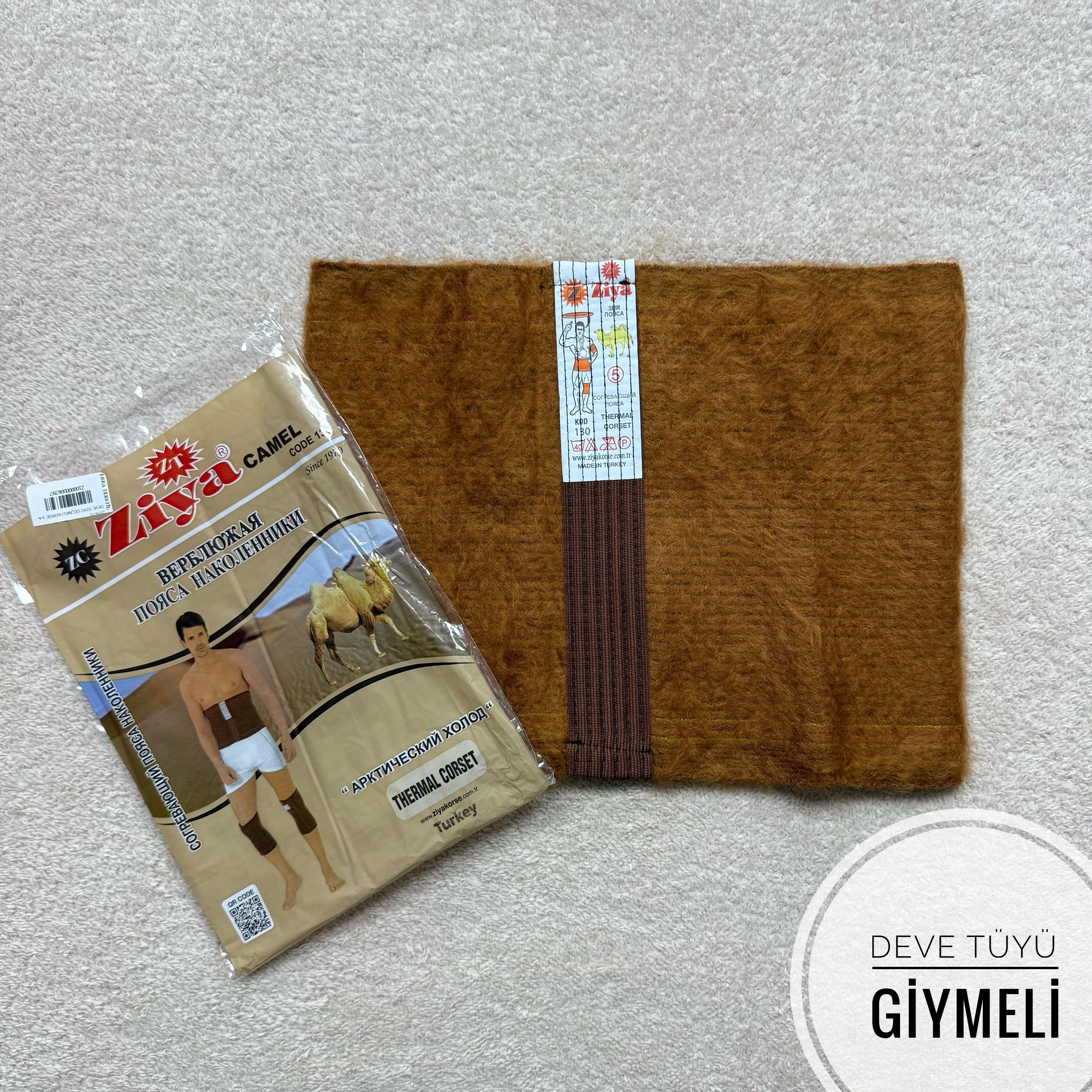 Ziya Deve Tüyü Bel Korsesi-Giymeli