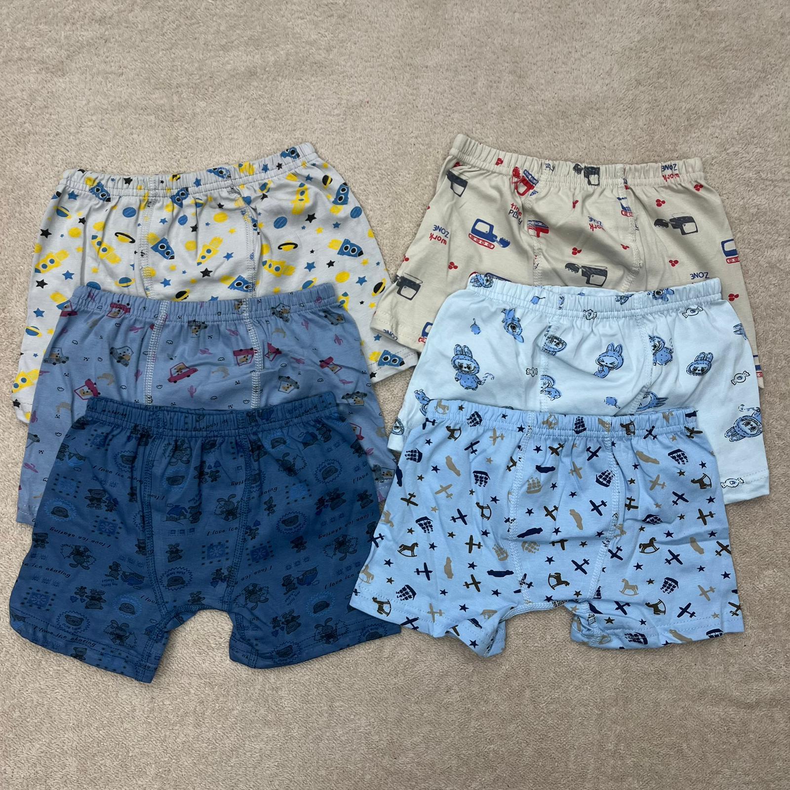 6 Lı MISS FTS Erkek Çocuk Boxer-Karışık Renk