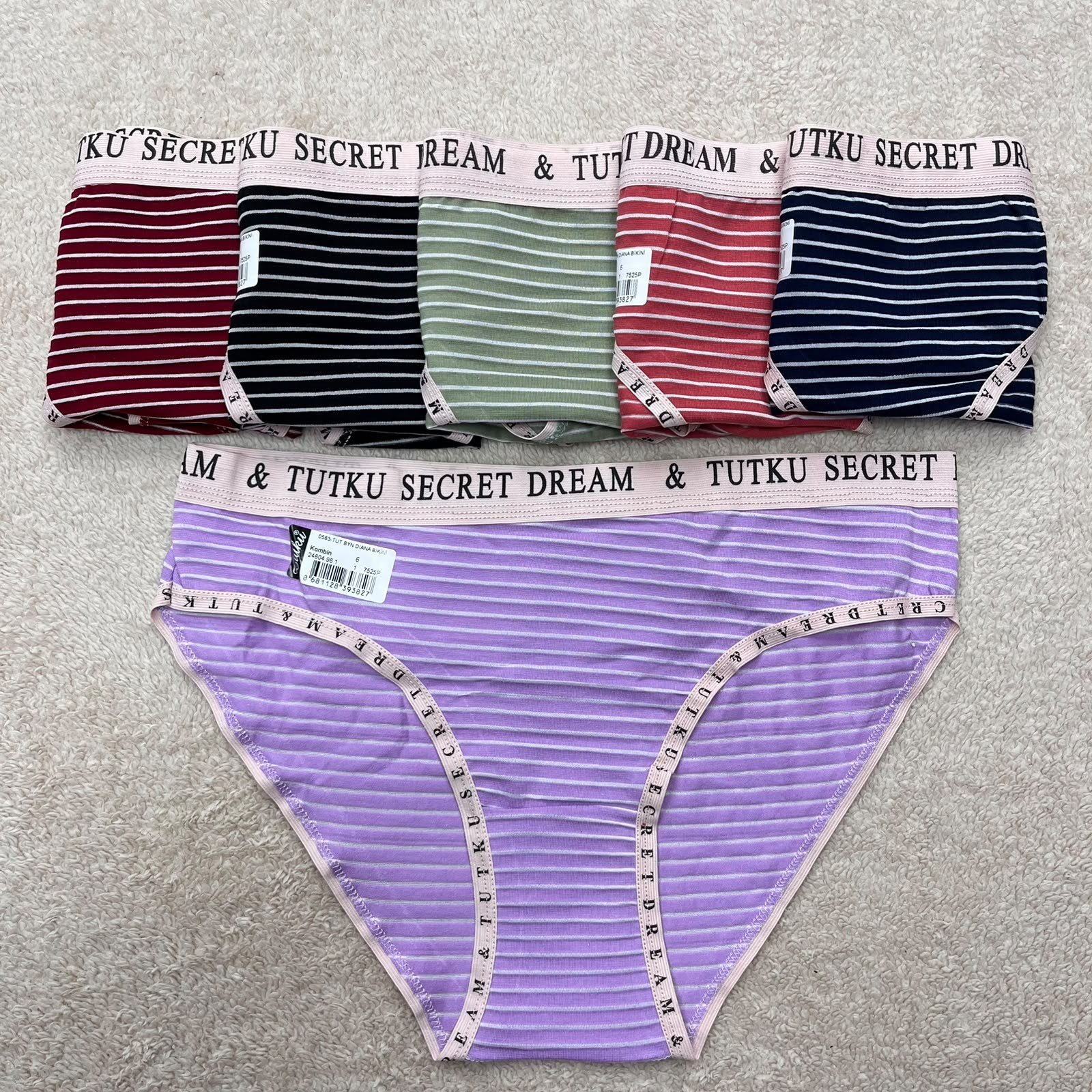 6 lı Tutku Bayan Diyana Bikini Külot