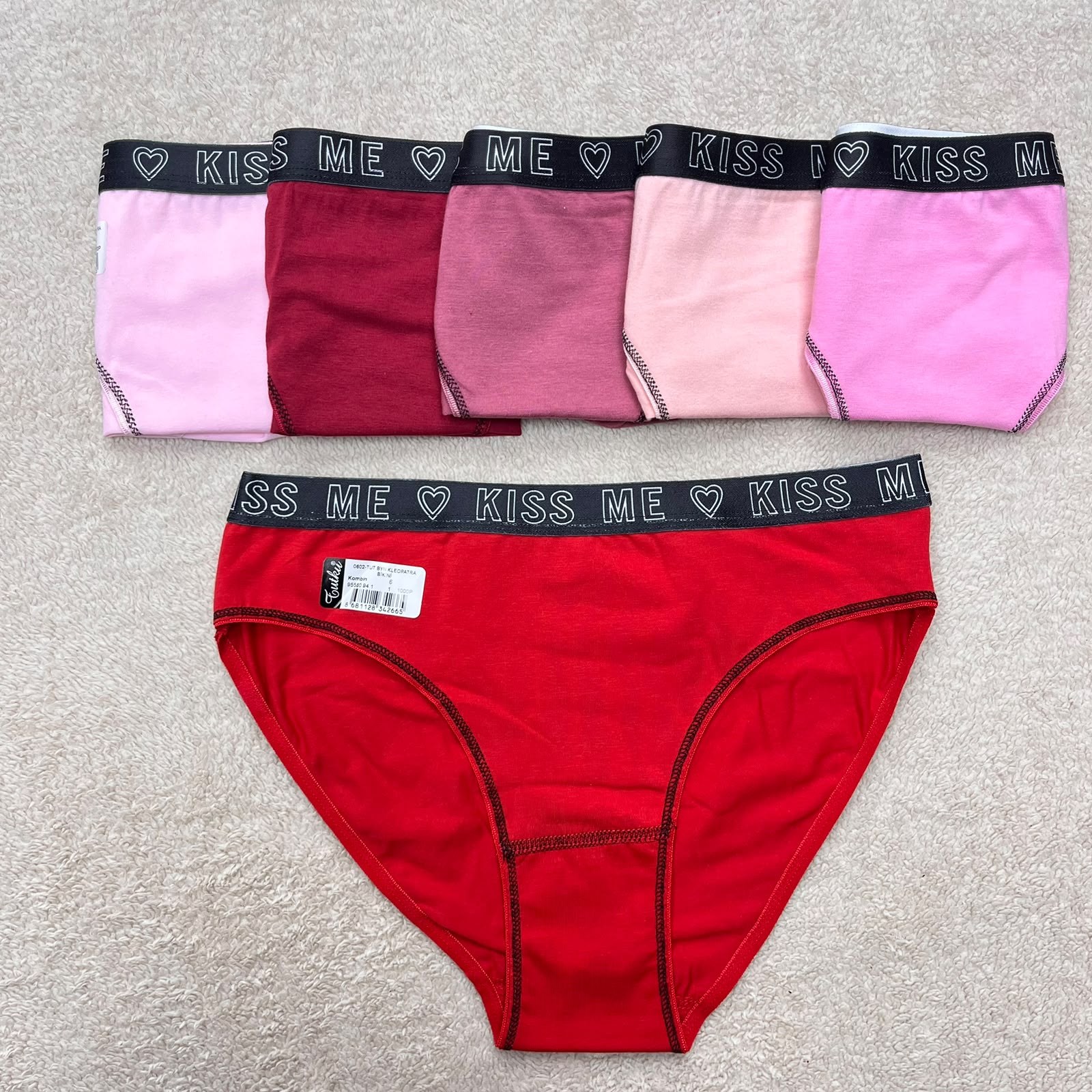 6 lı Tutku Bayan Kleopatra Bikini Külot-Karışık